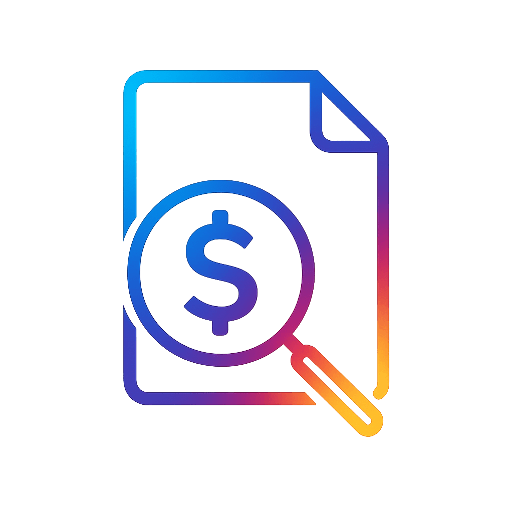 Transparent quotes icon