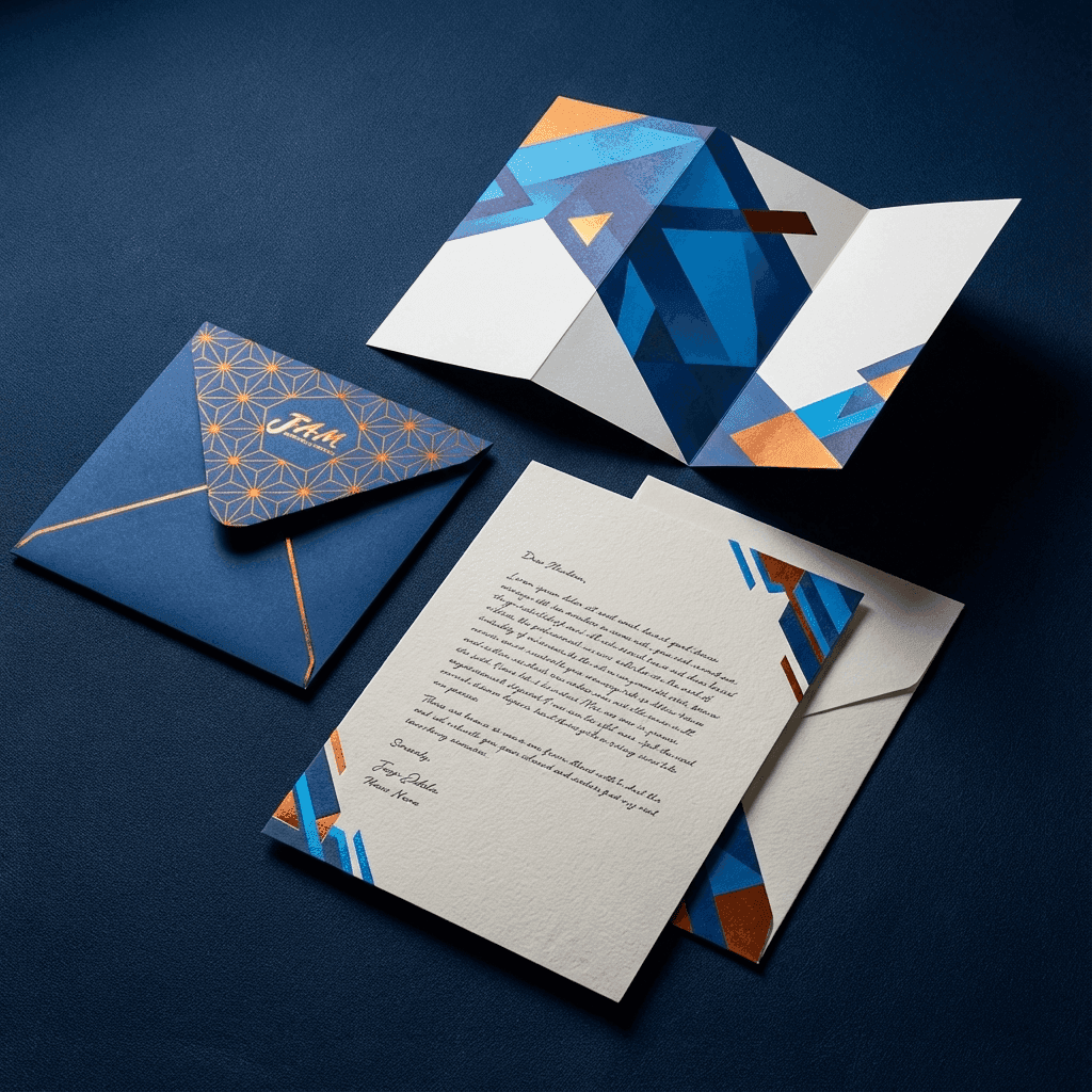 Direct mail campaign materials