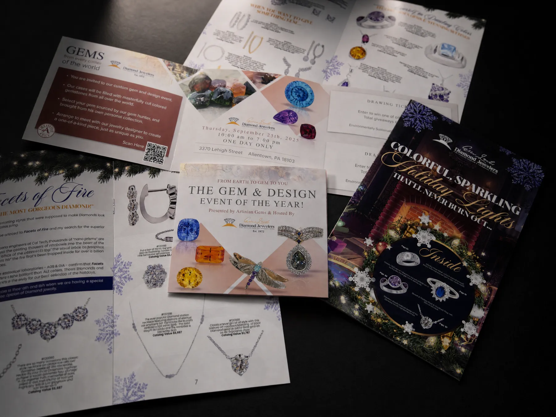 Diamond Jewelers Holiday Mailers