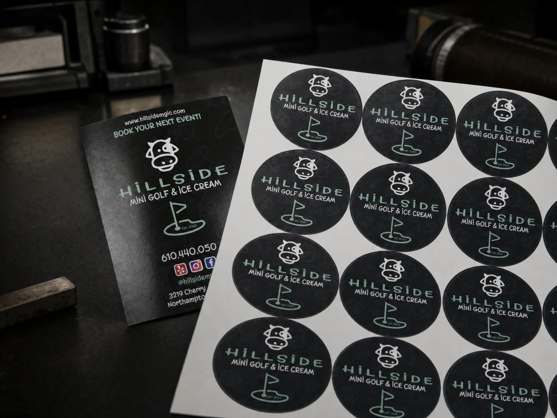 Hillside Mini Golf Stickers
