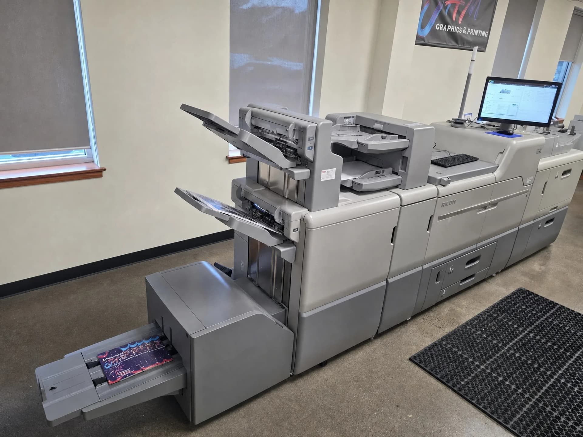 Ricoh Pro C7500 digital press at JAM